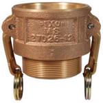 Brass Type B Coupler x Male NPT